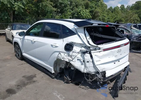 2024 Hyundai Kona N Line из США, поврежденный, VIN KM8HA3A35RU093657